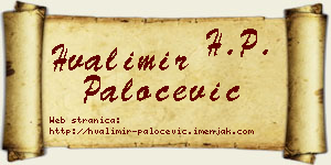 Hvalimir Paločević vizit kartica